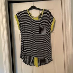 Knit top with zipper open back